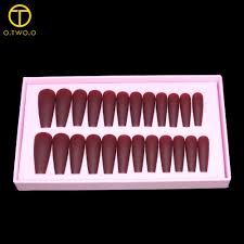 24 Pcs Matte Perfection Brown Nail Polish