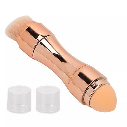 Max Factor x 4 in 1 makeup brush Set Portable Mini Travel Makeup Brushes