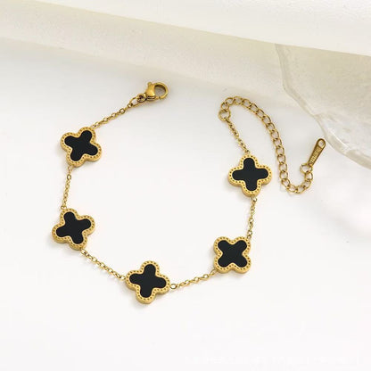 Clover Bracelet – Stainless Steel | Elegant & Durable Accessory