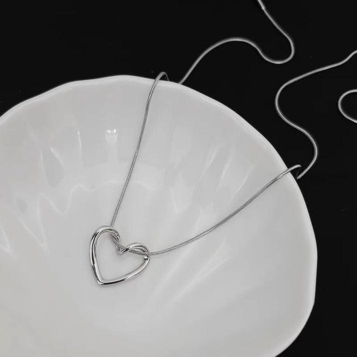 Hollow Heart Pendant –Golden