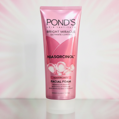 POND’S Bright Miracle Activated Charcoal Facial Foam – Ultimate Oil Control & Deep Cleansing Face Wash