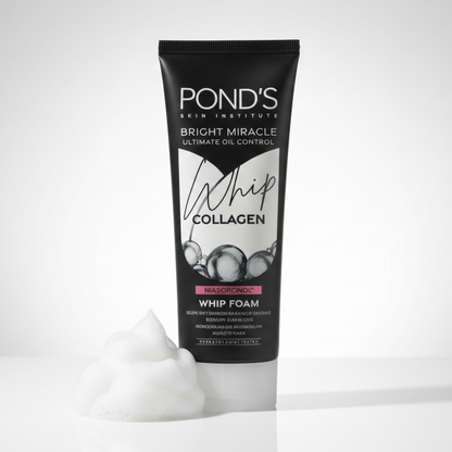POND’S Bright Miracle Activated Charcoal Facial Foam – Ultimate Oil Control & Deep Cleansing Face Wash