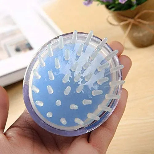 Hair Wash Brush & Scalp Massage Comb – Anti-Dandruff Silicone Shampoo Brush