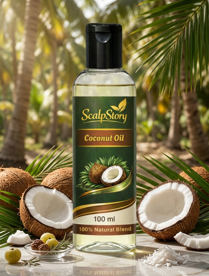 Coconut Hair Oil | Pure Natural Oil  Smooth, Shiny & Healthy Hair | 100ml