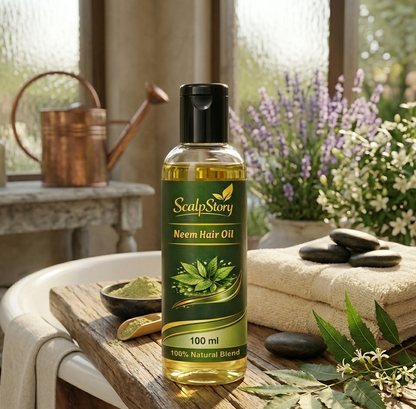 Neem Hair Oil | Herbal Anti-Dandruff
