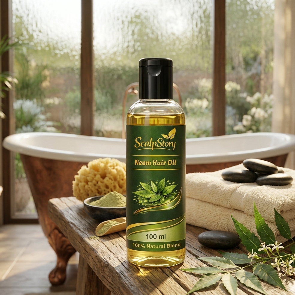 Neem Hair Oil | Herbal Anti-Dandruff