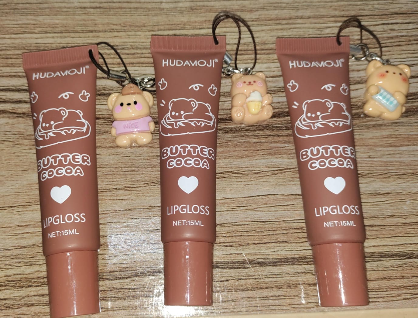 Hudamoji Multi-Shade Butter Cocoa Matte Lip Gloss –(Pack Of 2)