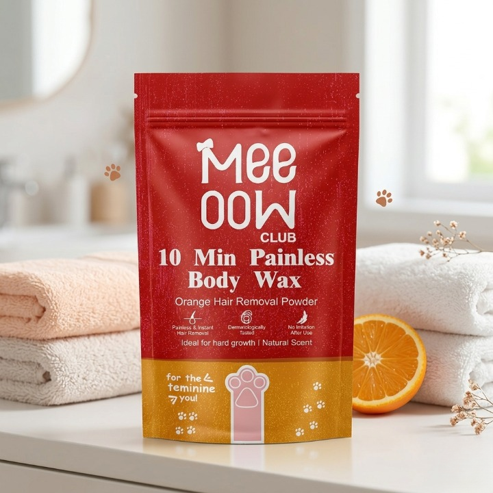 Meeoow Club 10 Min Painless Body Wax 100g (orange)