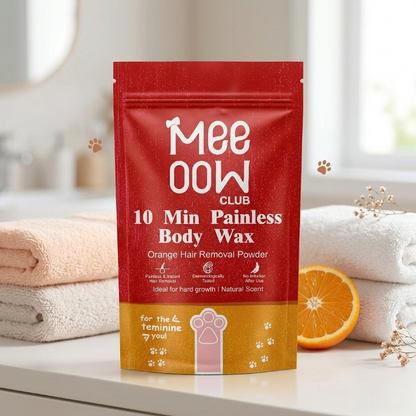 Meeoow Club 10 Min Painless Body Wax 100g (orange)