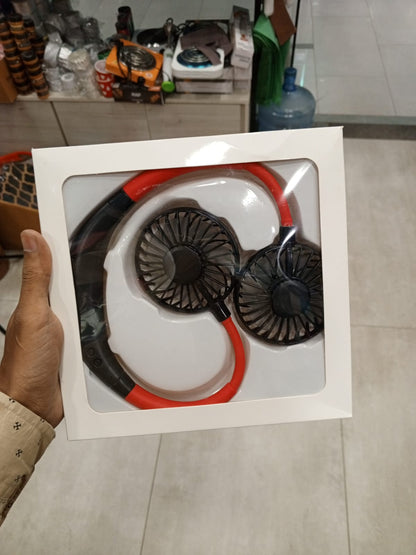 Lazy Portable Silent Neck Fan Rechargeable 3-Speed Control
