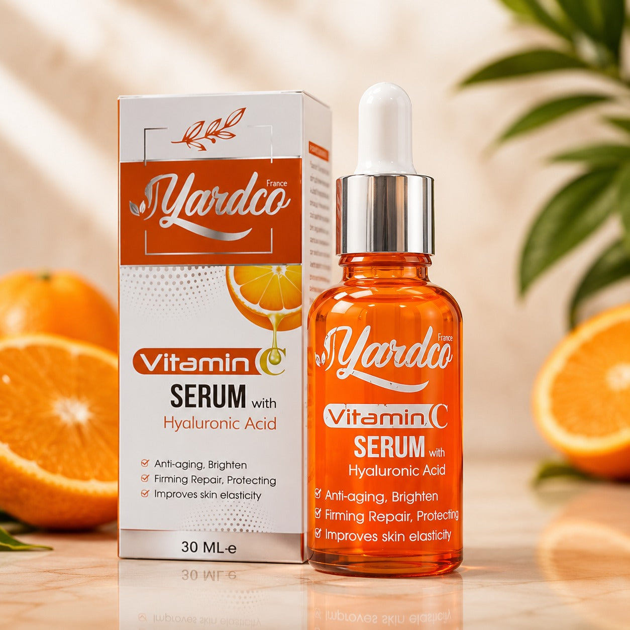 Yardco Vitamin C Face Serum With Hyaluronic Acid Anti Aging