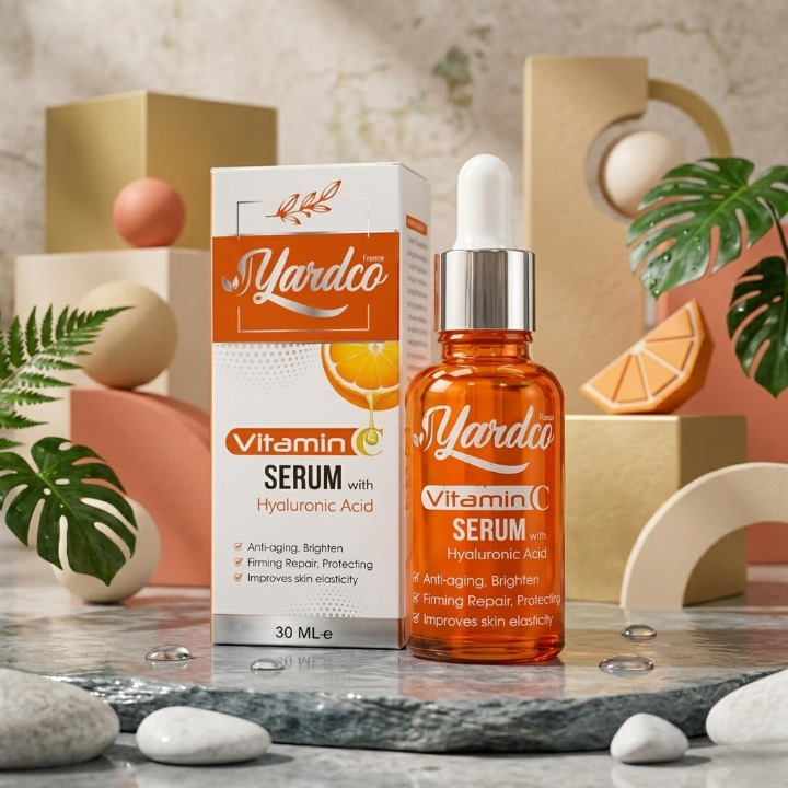 Yardco Vitamin C Face Serum With Hyaluronic Acid Anti Aging