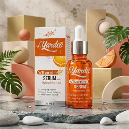 Yardco Vitamin C Face Serum With Hyaluronic Acid Anti Aging