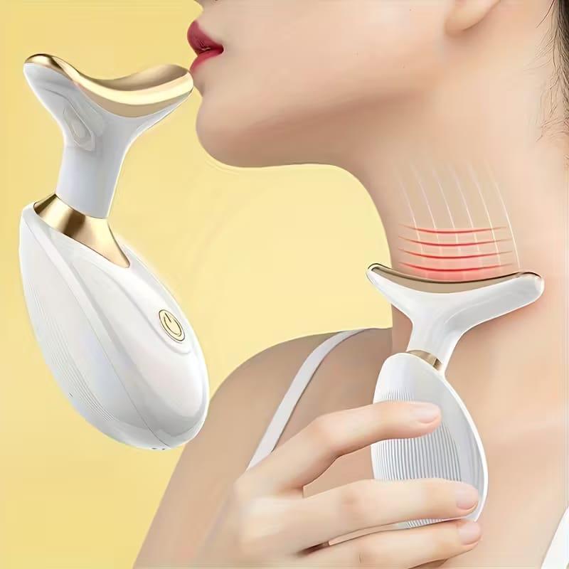 Cell Opereted Neck Face Firming Tool Vibration Massager