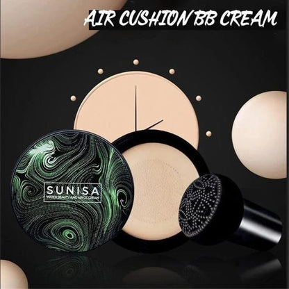 3 In 1 Makeup Deal Sunisa Foundation Base 20g Waterproof Mushroom Head Air Cushion Bb Cream Nude Liquid Foundations +yanqina 36h Liner + 5 In 1 Lipstick Pen (random Shades)