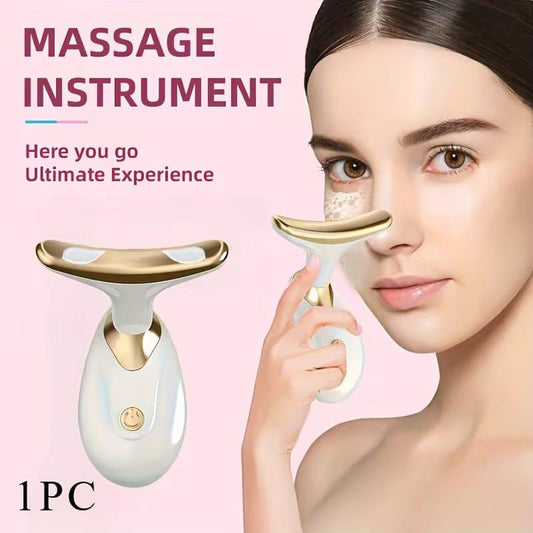 Cell Opereted Neck Face Firming Tool Vibration Massager