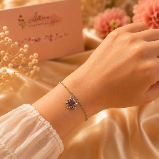 Amethyst Bloom Bracelet