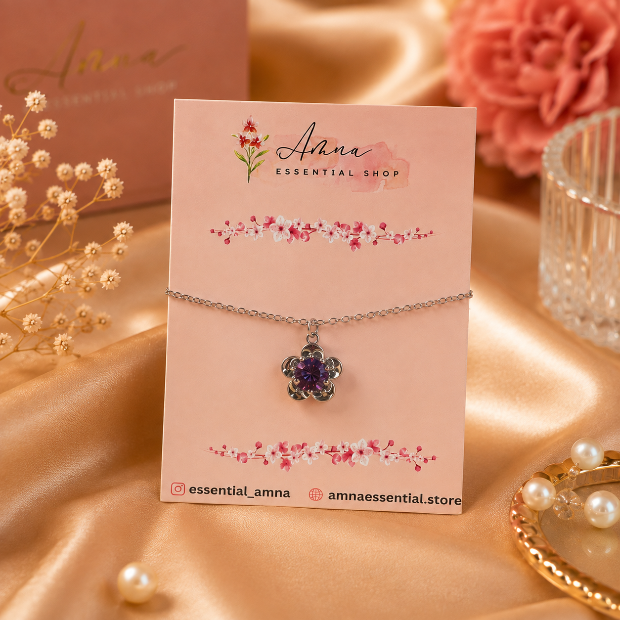 Amethyst Bloom Bracelet