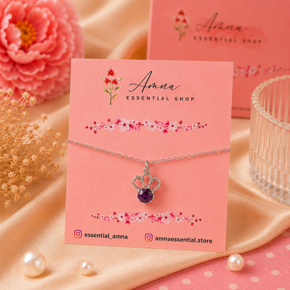 Royal Amethyst Crown Bracelet