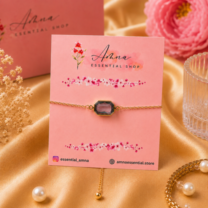 Mystic Rose Crystal Bracelet