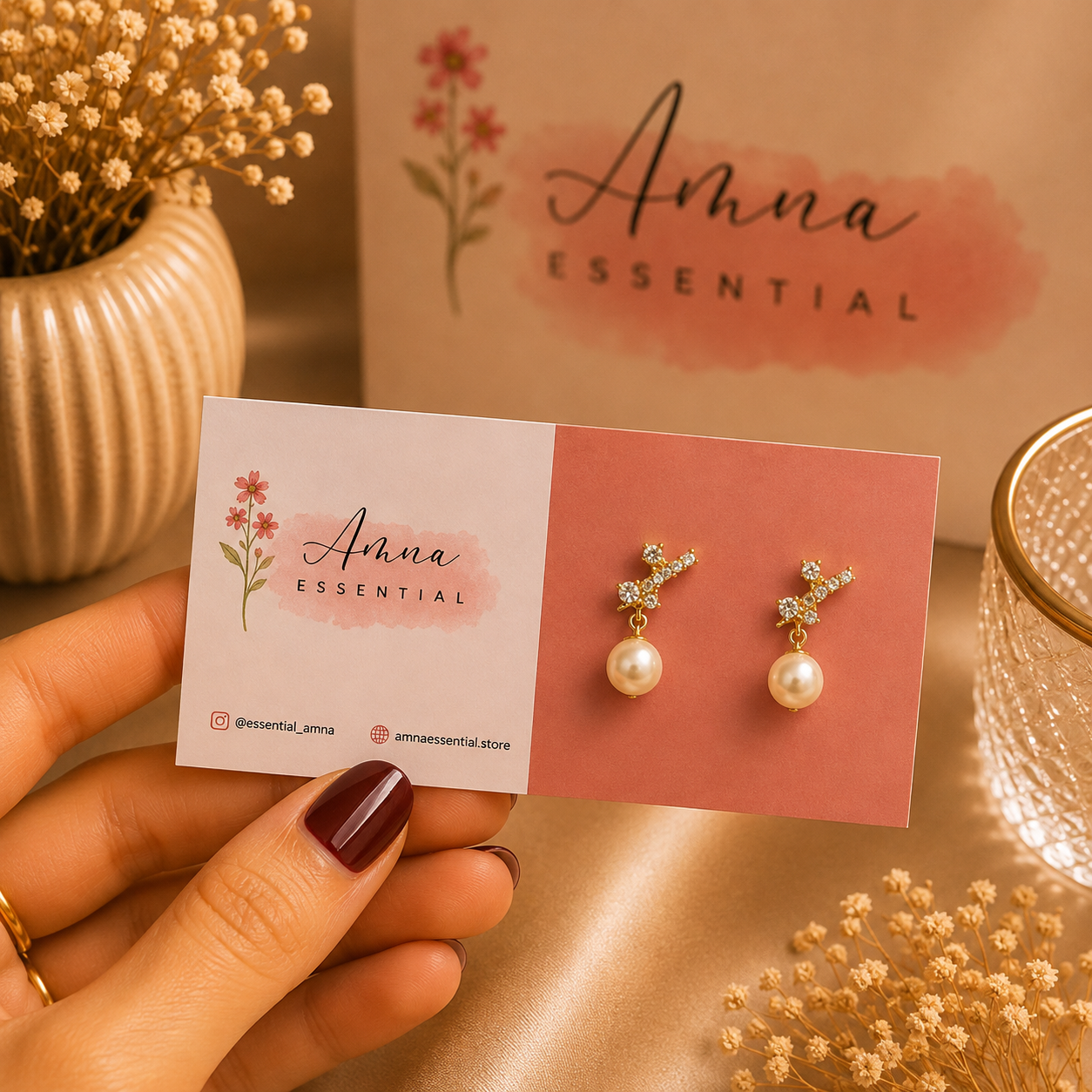 Zara Drop ☀️ | Korean Earrings by Amna Essential