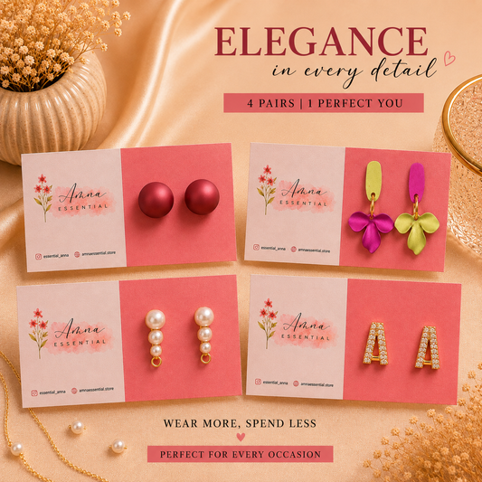 Ethereal Drop 🕊️ | Korean Earrings by Amna Essential