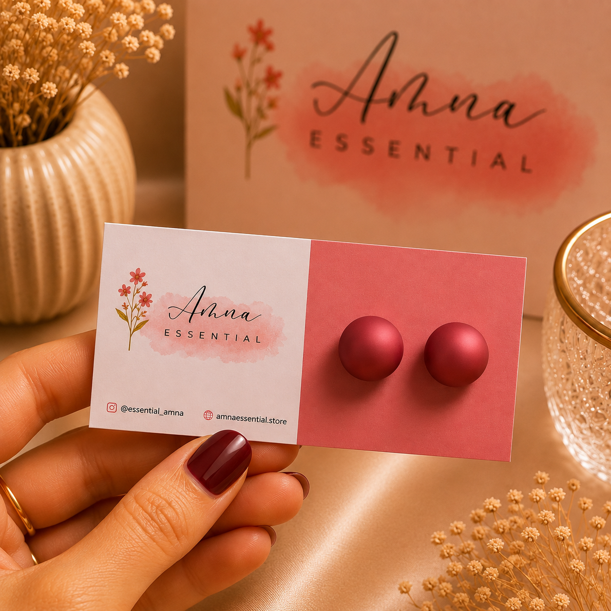Ethereal Drop 🕊️ | Korean Earrings by Amna Essential