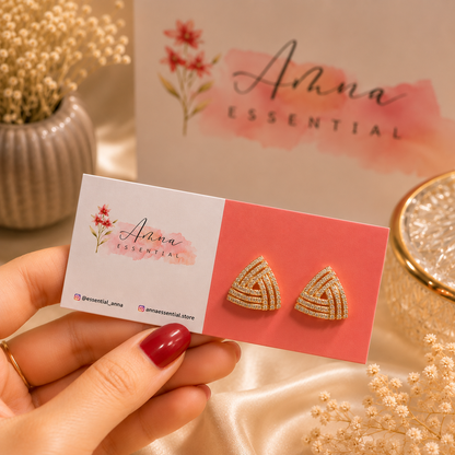 Eden Drop 🌿 | Korean Earrings by Amna Essential