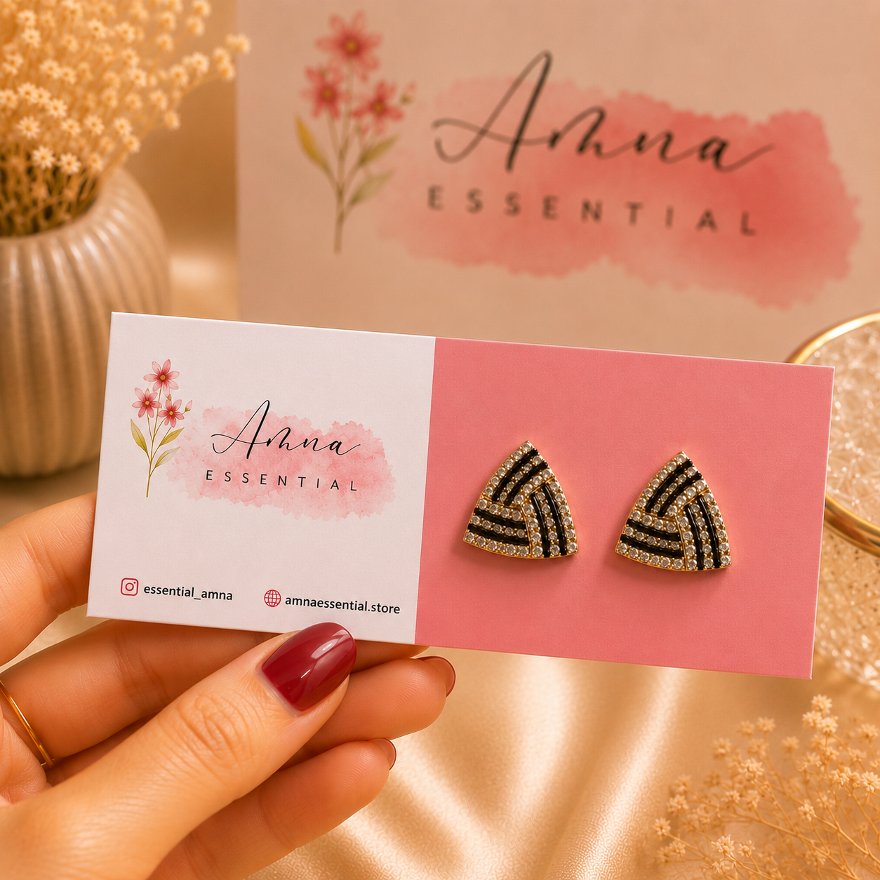 Aura Drop ✨ | Korean Earrings by Amna Essential