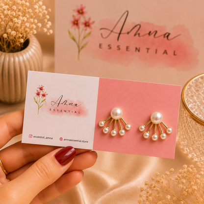 Luna Drop ✨ | Korean Earrings by Amna Essential