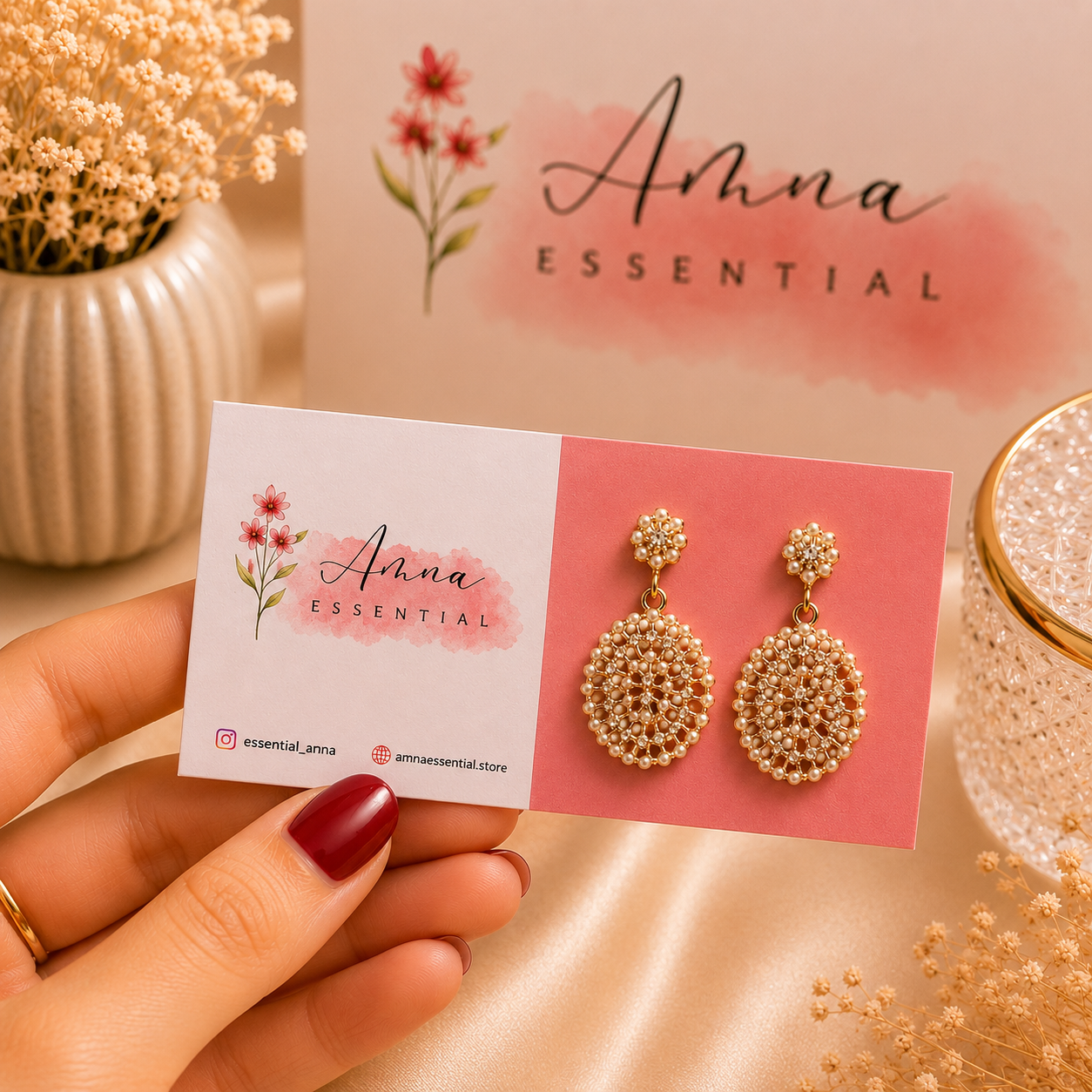 Aura Drop ✨ | Korean Earrings by Amna Essential
