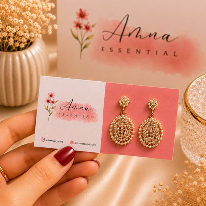 Aura Drop ✨ | Korean Earrings by Amna Essential