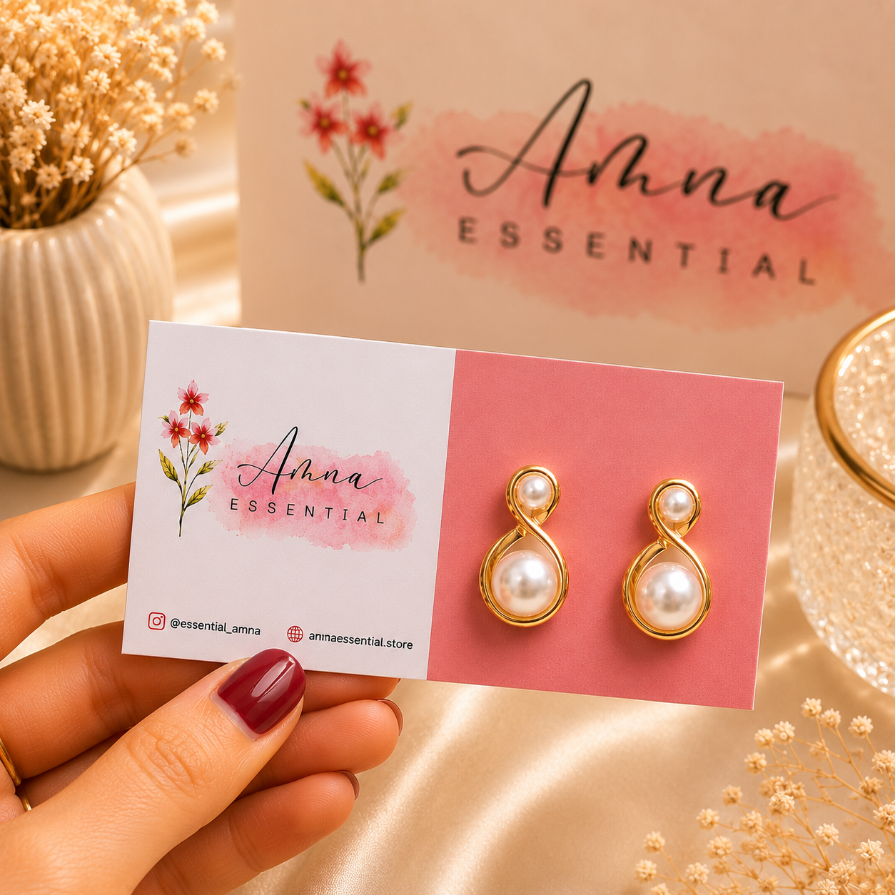 Aura Drop ✨ | Korean Earrings by Amna Essential