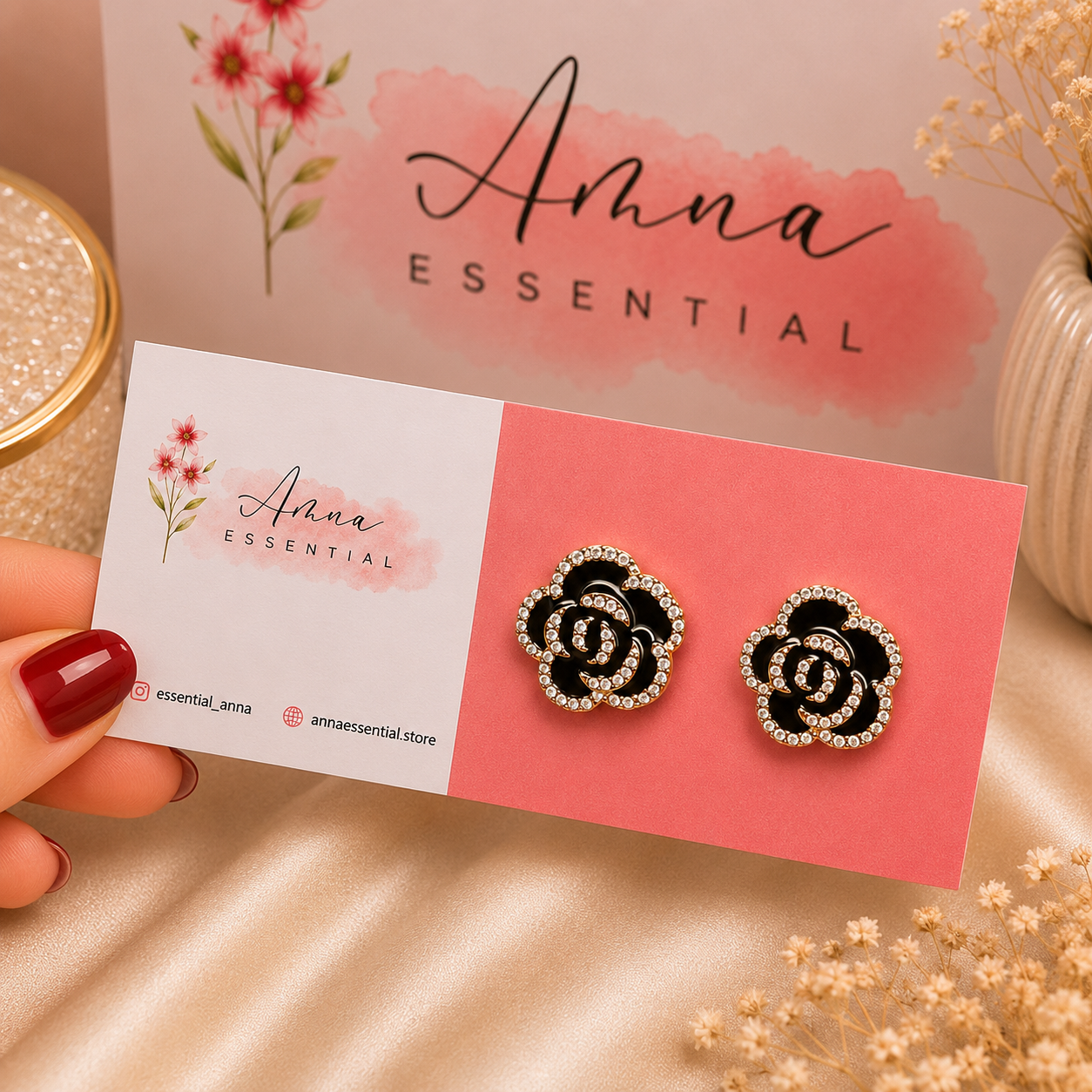 Luna Drop ✨ | Korean Earrings by Amna Essential