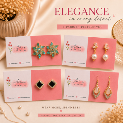 Ivy Drop 🍃 Korean Earrings by Amna Essential