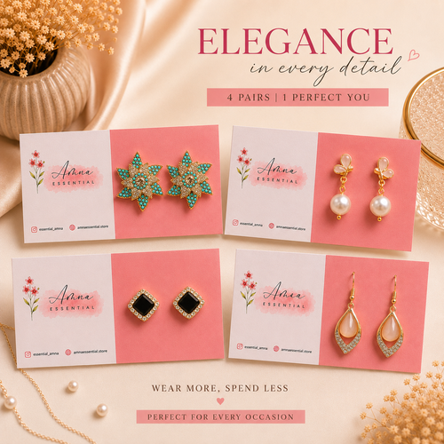 Ivy Drop 🍃 Korean Earrings by Amna Essential