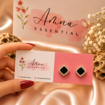 Ivy Drop 🍃 Korean Earrings by Amna Essential