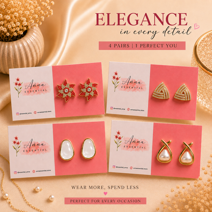 Eden Drop 🌿 | Korean Earrings by Amna Essential