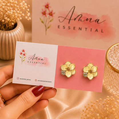 Vela Drop 🕊️ | Korean Earrings by Amna Essential