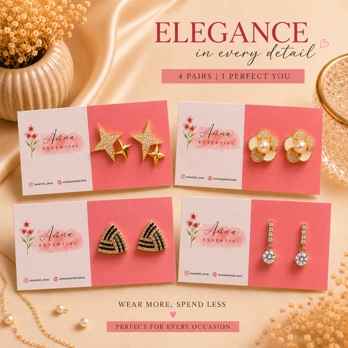Opal Drop 💎 | Korean Earrings by Amna Essential