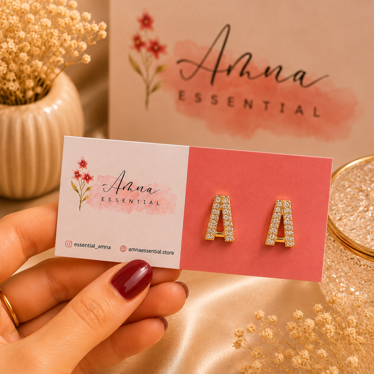 Ethereal Drop 🕊️ | Korean Earrings by Amna Essential