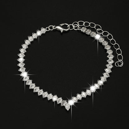 Stunning Rhinestone 3-Piece Jewelry Set for Pakistani Women