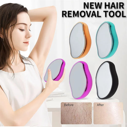 Crystal Hair Remover - Portable Epilator for Men and Women Full Body - Magic Crystal Hair Removal Eraser