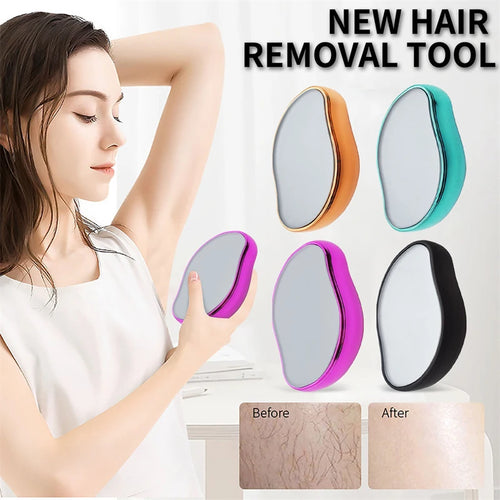 Crystal Hair Remover - Portable Epilator for Men and Women Full Body - Magic Crystal Hair Removal Eraser