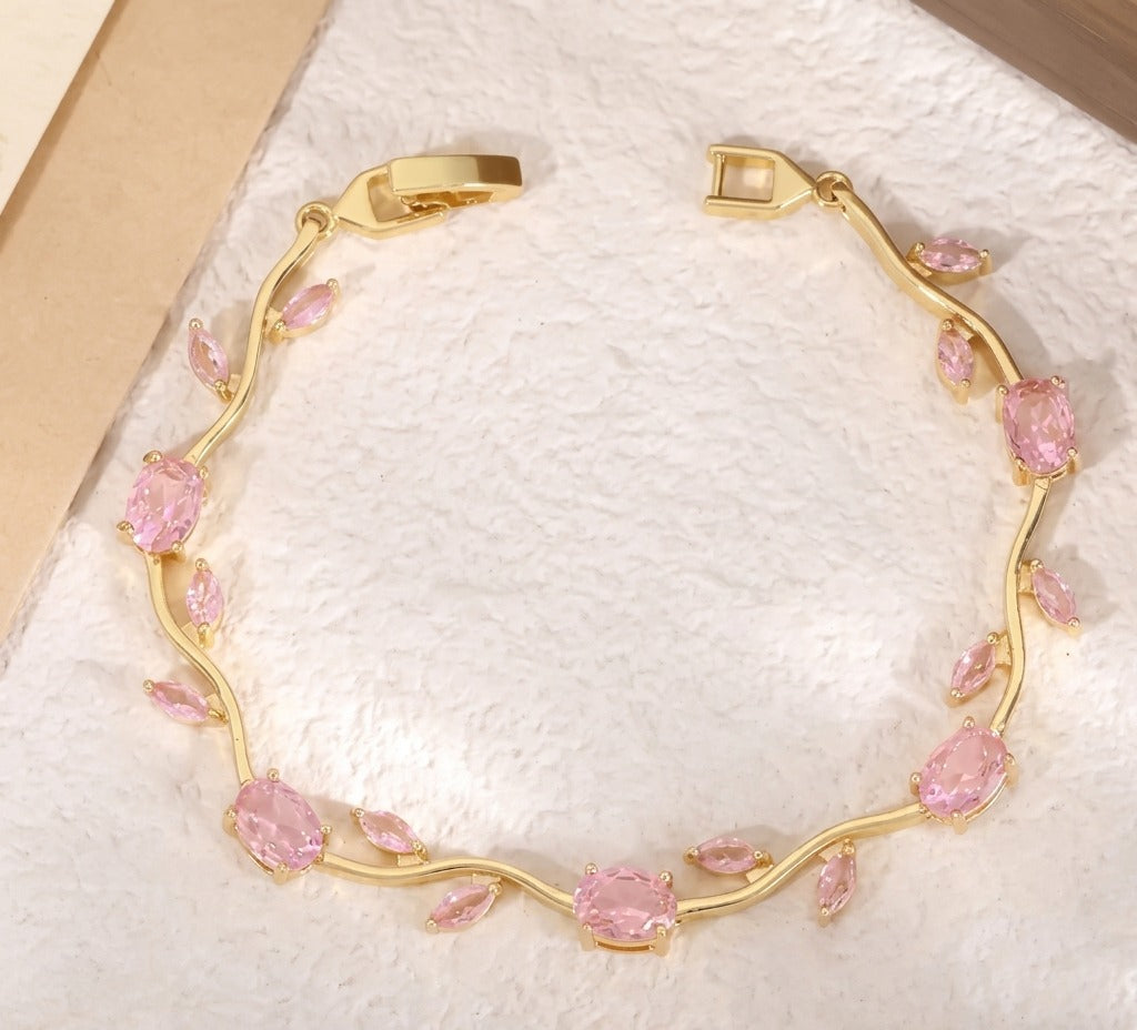 Tulip Bracelet – Premium Quality Stainless Steel Elegant Bracelet for Women ~ Without Box
